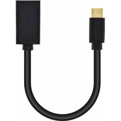 Cavo usb 3.2 gen 1 ugreen usb-c a usb a m/f 0.15m nero [30701]