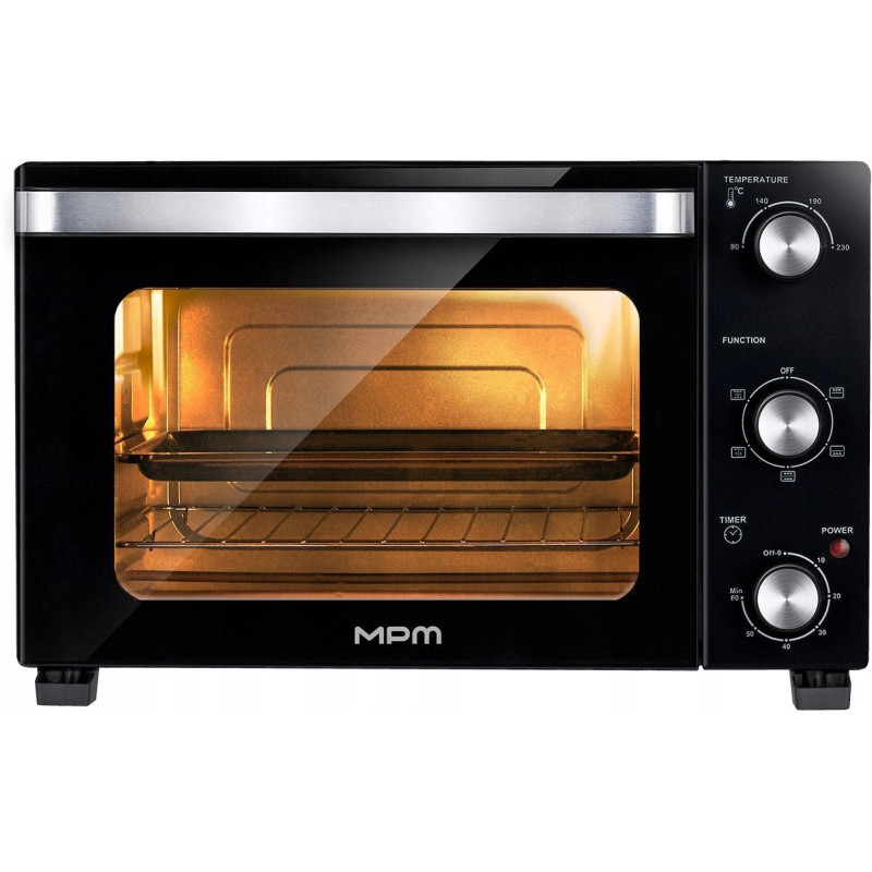 Mini forno mpm mpe-16/t 35l/1500w nero [mpe-16/t]