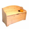 Cassapanca machx in legno con schienale 100x41 h.67 [machx]