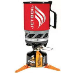 Fornello da campeggio portatile jetboil micromo 0.8l 6000btu/h rosso