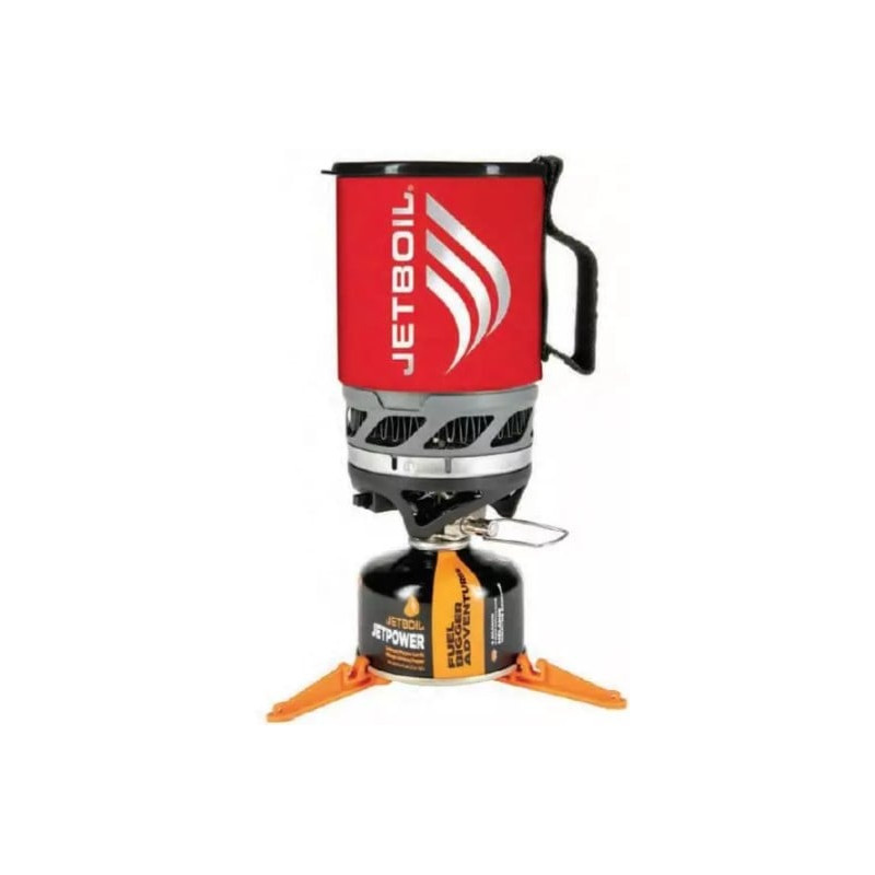 Fornello da campeggio portatile jetboil micromo 0.8l 6000btu/h rosso