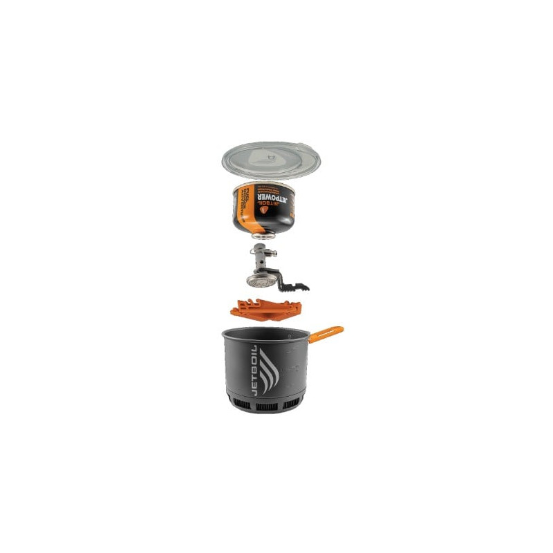 Fornello da campeggio portatile jetboil stash 0.8l 4500 btu/h metallo