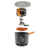 Fornello da campeggio portatile jetboil stash 0.8l 4500 btu/h metallo