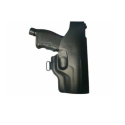 Fondina in pelle guard per pistola beeman protect bp50 nero [3.1516]