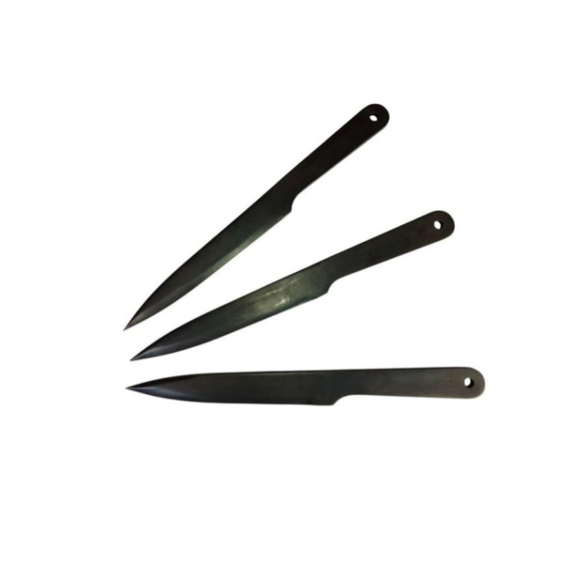 Set coltello da lancio kal22 freccette nero 3pz [kal22-cz]