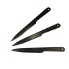 Set coltello da lancio kal22 freccette nero 3pz [kal22-cz]