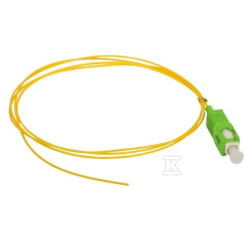 Cavo alantec pigtail sm 1j 9/125 spina sc/apc 2m giallo [foi-sca-9sm-2-g657a]