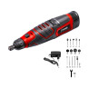 Levigatrice elettrica casals cmg1205bc a batteria 12v nero/rosso