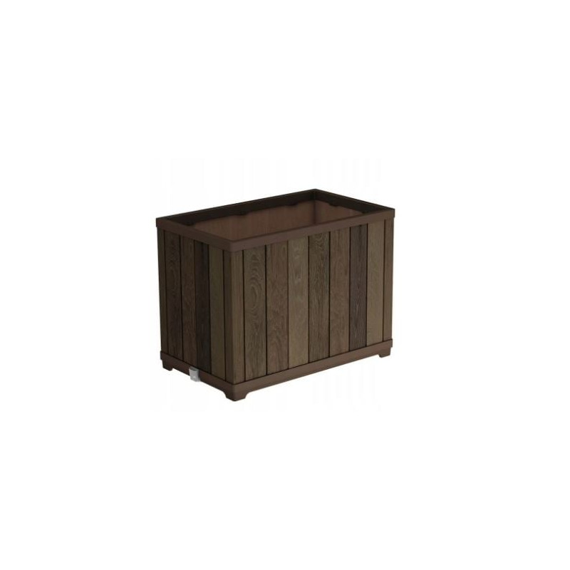 Vaso da giardino keter flowerpot rettangolo per fiori piante decorative