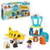 Gioco da costruzione lego duplo prima volta in aeroporto multicolore