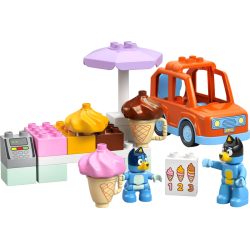 Set da gioco lego duplo 10458 visita alla gelateria di bluey 22pz