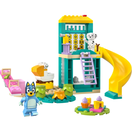 Set da gioco lego bluey 11201 divertimento al parco giochi di bluey