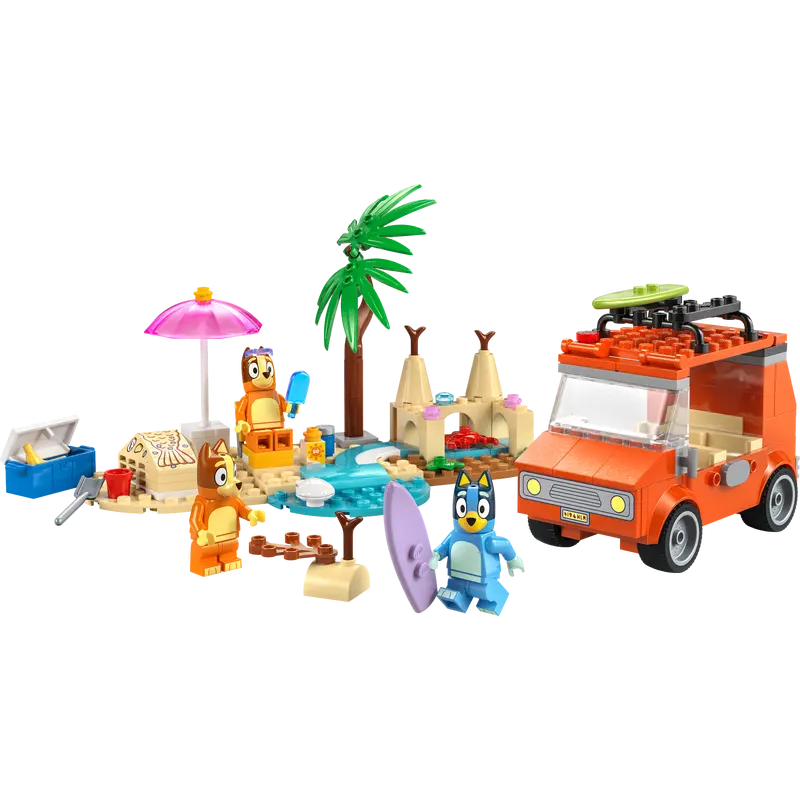 Set da gioco lego bluey 11202 vacanza sulla spiaggia della famiglia