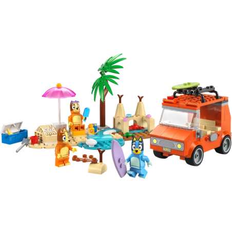 Set da gioco lego bluey 11202 vacanza sulla spiaggia della famiglia