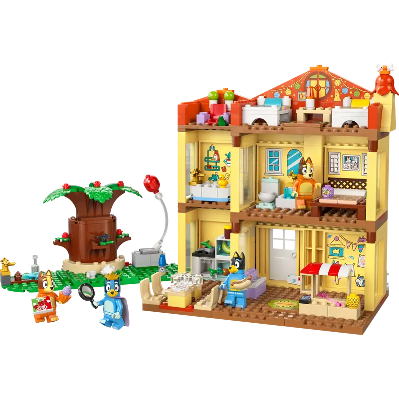 Set da gioco lego bluey 11203 casa della famiglia di bluey 382pz