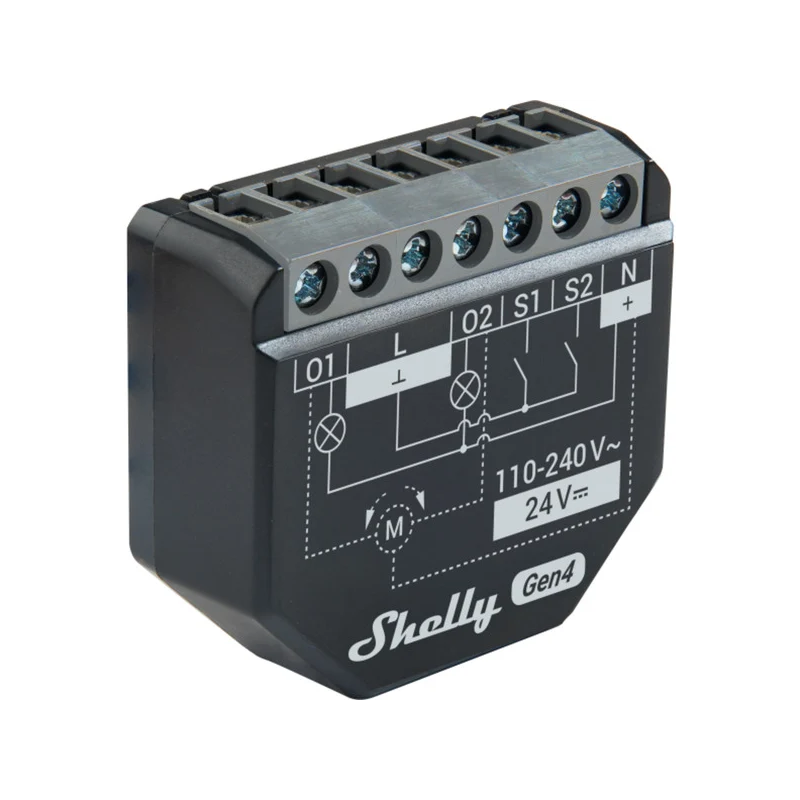 Rele' shelly 2pm gen4 nero [shelly_2pm_gen4]