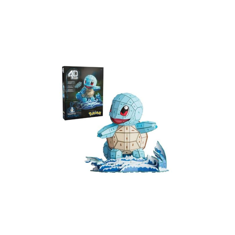 Modellino spinmaster 4d build pokemon squirtle blu [6075064]