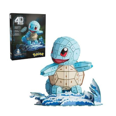 Modellino spinmaster 4d build pokemon squirtle blu [6075064]