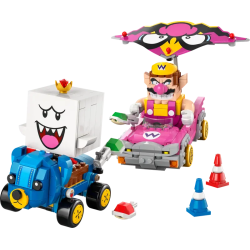 Set da costruzione lego super mario 72038 mario kart: wario e re