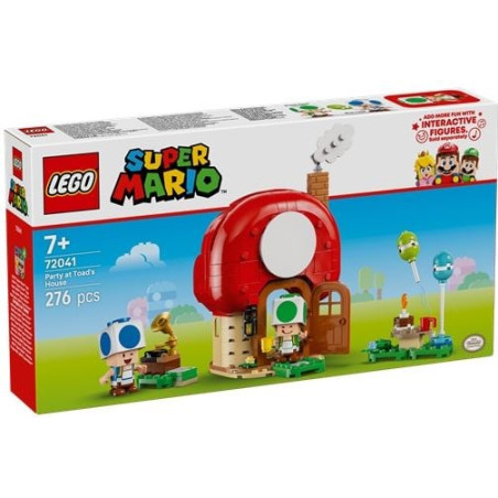 Gioco da costruzione lego super mario festa a casa di toad multicolore