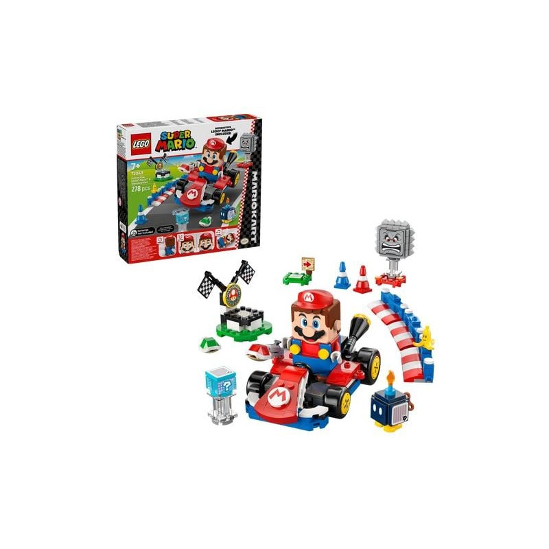 Gioco da costruzione lego super mario e kart standard interattivi