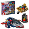 Gioco da costruzione lego super heroes captain america contro thanos