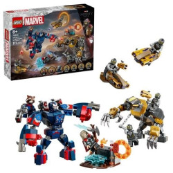 Gioco da costruzione lego super heroes endgame thor contro chitauri