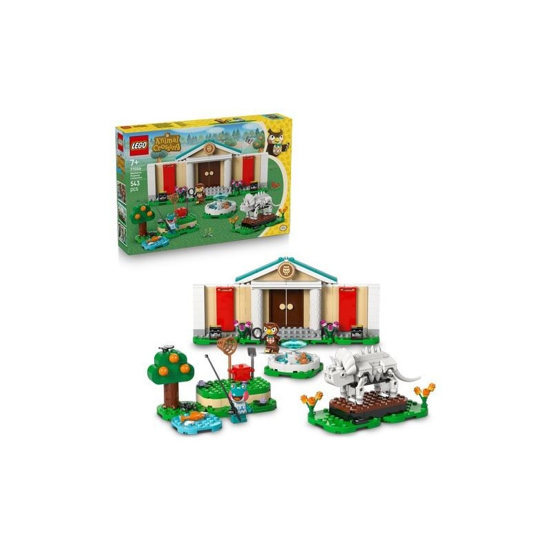 Gioco da costruzione lego animal crossing collezione del museo di
