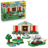 Gioco da costruzione lego animal crossing collezione del museo di