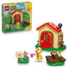 Gioco da costruzione lego animal crossing casa accogliente di goldie