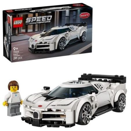 Gioco da costruzione lego bugatti centodieci hyper sports car multicolore