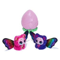 Giocattolo spinmaster bloomables di hatchimals kittyfly multicolore
