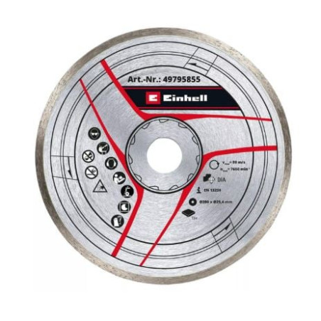 Disco einhell 49795855 da taglio 200x25.4mm argento [49795855]