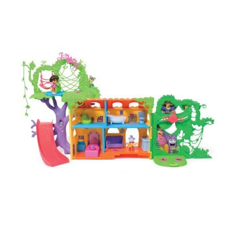 Gioco da costruzione spin master dora l'esploratrice casita playset