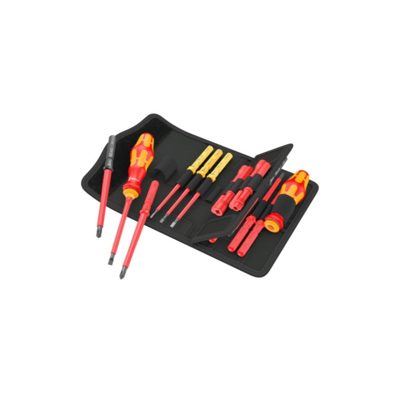 Set cacciaviti wera kraftform kompakt vde 18 rosso/giallo 18pz [05006614001]