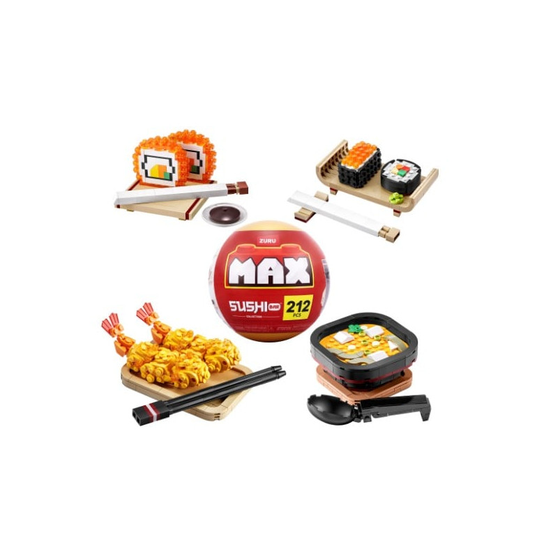 Gioco di costruzioni zuru max sushi bar 187pz [83199gq1]