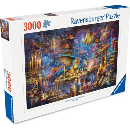 Puzzle ravensburger biblioteca incantata multicolore 3000pz [12001418]