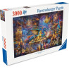 Puzzle ravensburger biblioteca incantata multicolore 3000pz [12001418]