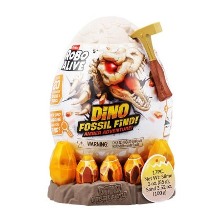 Figurina zuru robo alive - di fossili di dinosauro set multicolore