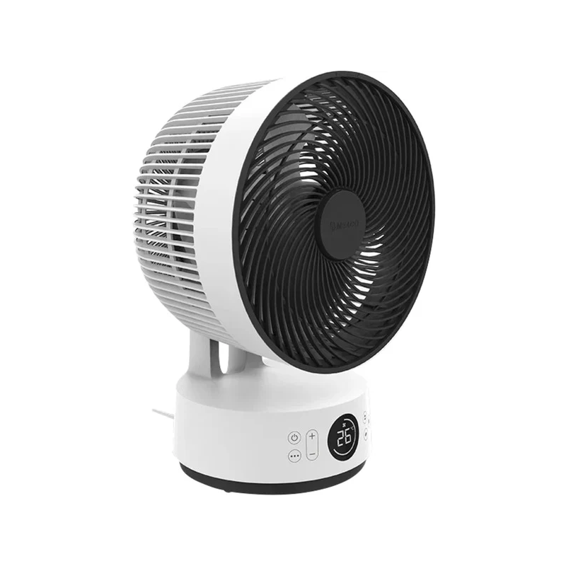 Ventilatore da tavolo meaco sefte 10 26w bianco/nero [sefte10ds-eu]