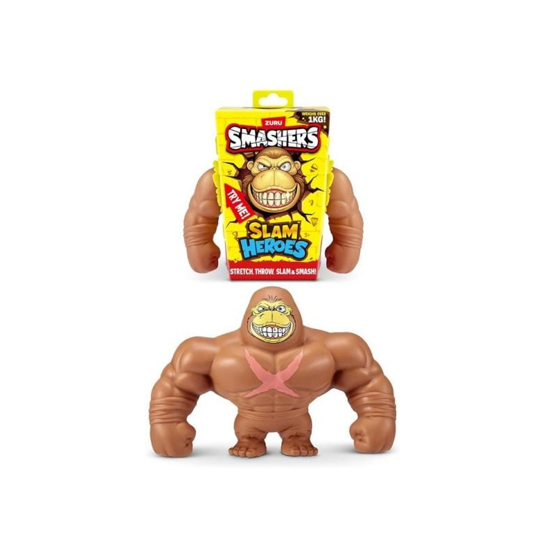 Figurine zuru smashers slam heroes gorilla marrone [74140]