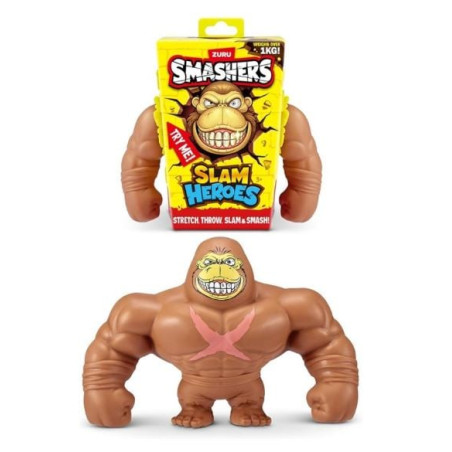 Figurine zuru smashers slam heroes gorilla marrone [74140]