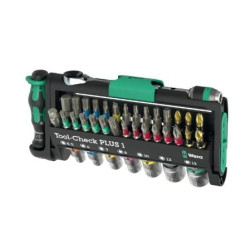 Kit inserti wera tool-check plus 1 nero/verde 39pz [05049055001]