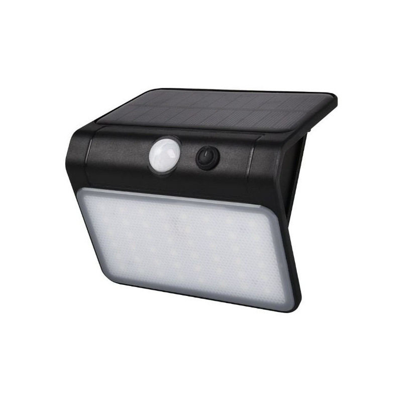 Lampada solare cfg lumina step 3ip54 300 lumen nero 3pz [el169]