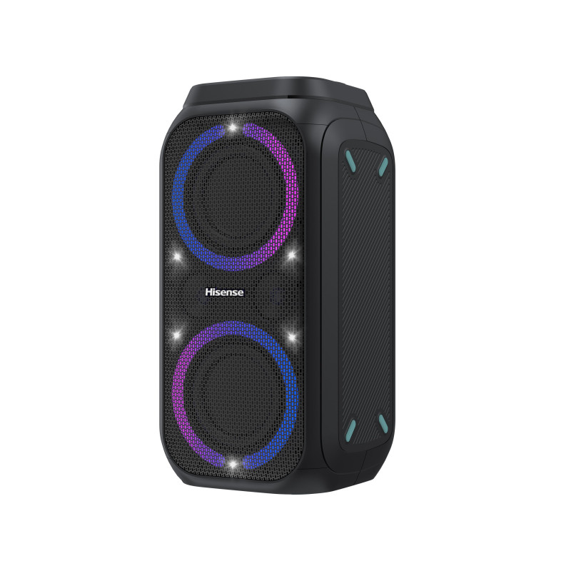 Altoparlante da festa hisense wireless bluetooth 160w 5100mah nero