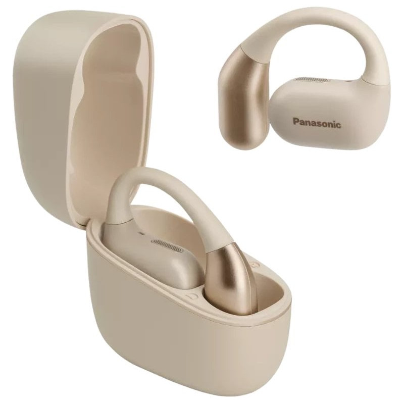 Auricolari panasonic rb-f10de-c wireless bluetooth beige