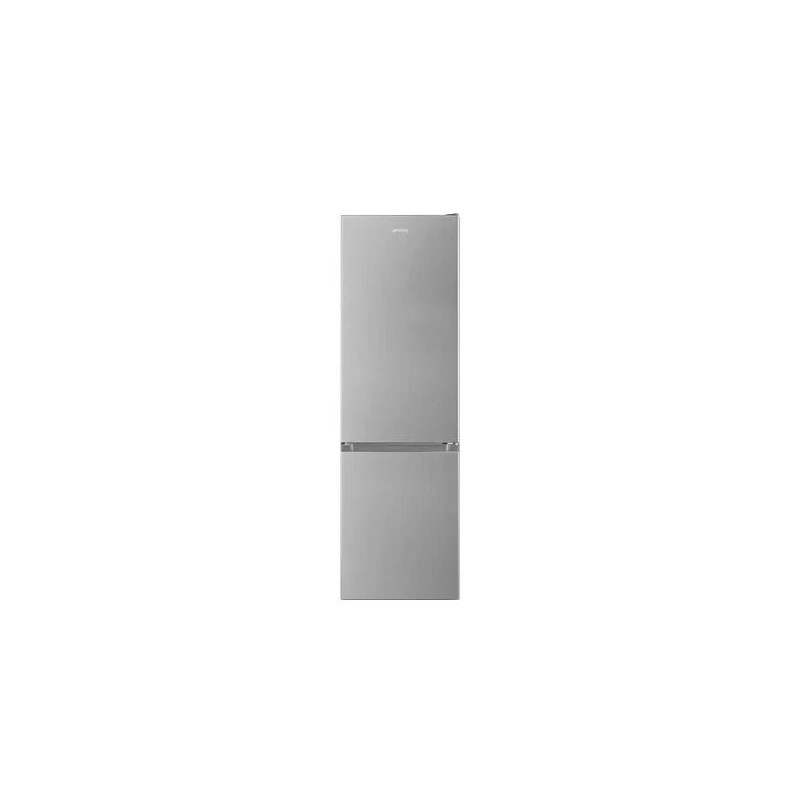 Frigorifero smeg rc20xnc con congelatore 331l classe c grigio [rc20xnc]