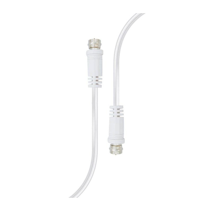 Cavo coassiale satellitare karma 1.5m bianco [rdm cl201-5]