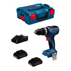 Trapano a batteria a percussione bosch gsb 18v-65 professional