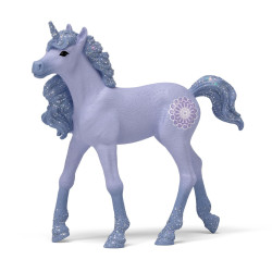 Figurina schleich poulain licorne 8x2x9cm iris [70861]